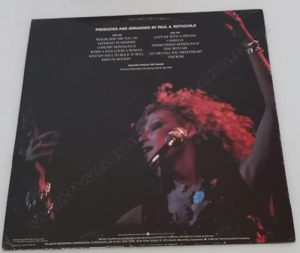 Bette Midler, The Rose - The Original Soundtrack Recording Image 1++